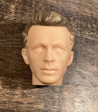 1:6 Scale Mattel JAMES DEAN Unpainted Rubber Head Sculpt for 12” Figures