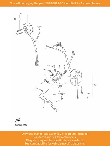 Yamaha holder lever 1 - yamaha,