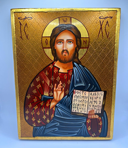 Byzantine icon christ - byzantine,
