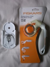 Fiskars Pivoting Rotary Cutter Blade 45mm - Right & Left handed + SPARE BLADES