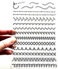 Clear Stamps CROSS STITCH Sewing Needle Craft Thread Rubber Stamping Card Making
