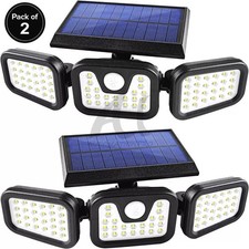 2 Pack LED Motion Sensor Solar