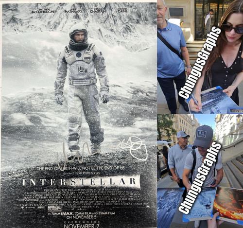 Interstellar poster signed - interstellar,