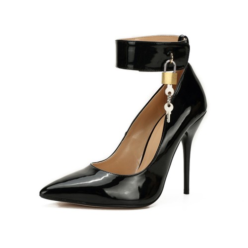 12cm women cross dress patent - 12cm,