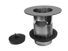 Belfast Kitchen Sink Waste Chrome Plated With 1-1/2 Inch BSP Slotted Tail