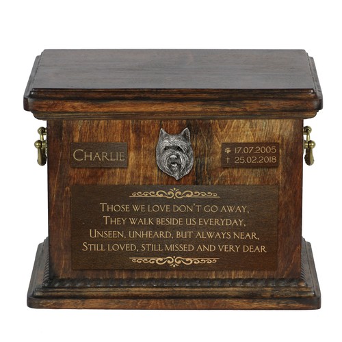 Cairn terrier large urn - cairn,