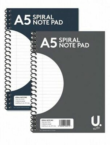 Spiral bound lined - a5,