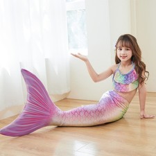 Kids Girls Mermaid Tail