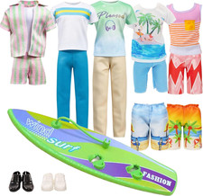 10 Pcs Doll Clothes and