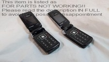 UNTESTED! Job Lot 2x Sagem T Mobile my200C Job Lot 2x Vintage Mobile Flip Phones