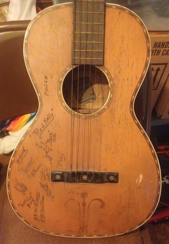 1934 parlor guitar supertone - parlor,