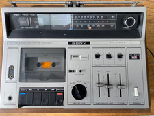 Sony CF-620 Stereo Cassette Recorder AM-FM Recorder Good condition working order