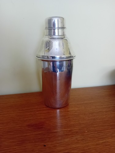 Cocktail shaker silver plated