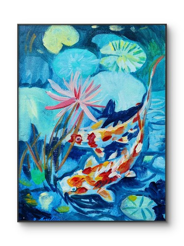 Fish original signed - original,