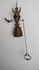 rustic Vintage Brass Wall Mounted Church Monastery Style Bell