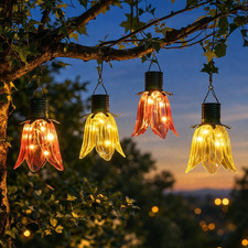 Pack of 4 Solar Pink & Yellow