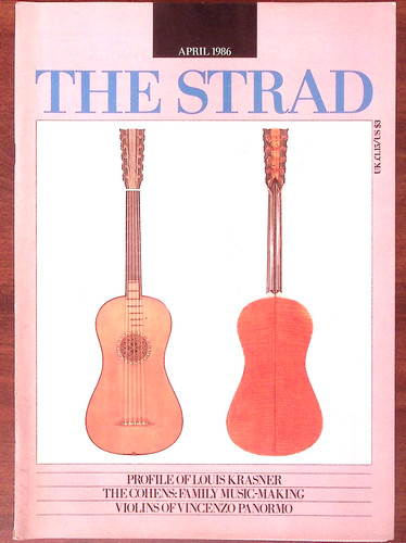 The strad magazine - magazine, 1986
