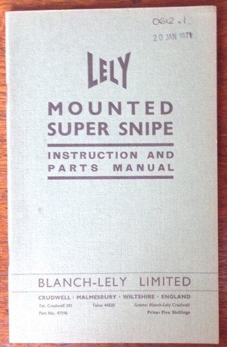 Lely mounted super snipe - lely,