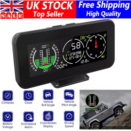 Car gps digital inclinometer - car,