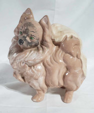 Porcelain pink Pomeranian dog