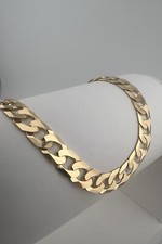 9ct solid gold men chain - men’s,