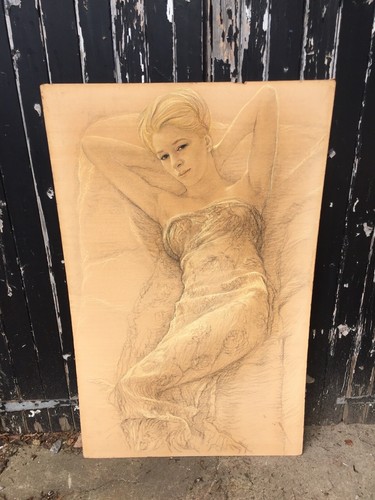 Portrait life drawing painting - portrait,