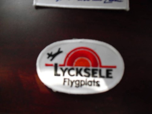 Embroidered patch lycksele - embroidered,