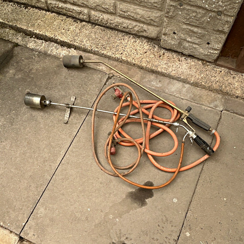 Butane gas brazing torch - butane,