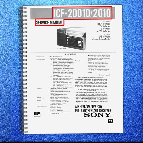 Sony icf 2001d - icf-2001d, 2010