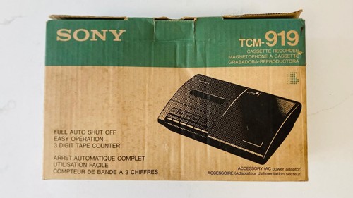 Sony tcm 919 cassette - sony, recorder
