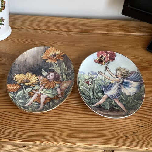 Flower fairy oval wall plates - flower,