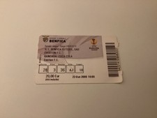 BENFICA V EVERTON RARE TICKET