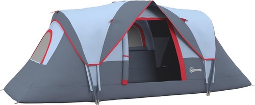 Man camping tent tunnel - man,