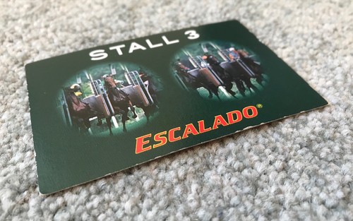 Spare replacement stall card - replacement, 3