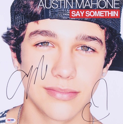 Austin mahone autographed say - mahone,