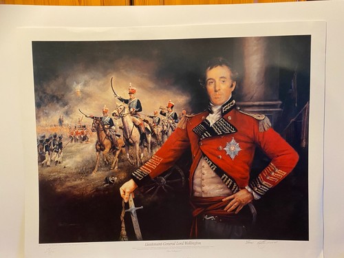 Military art print general - art, lt