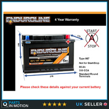 Battery fits HONDA CR-V FR-V