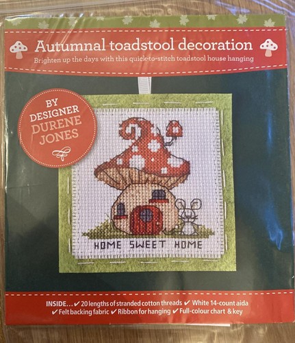 Autumnal toadstool decoration - autumnal,