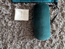 NEW GUCCI TEAL GREEN VELVET