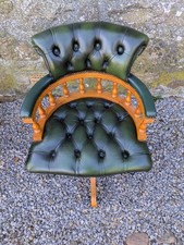 Vintage green leather - green,