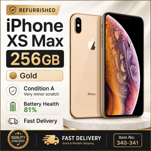 Apple iphone max 256gb - apple, gold