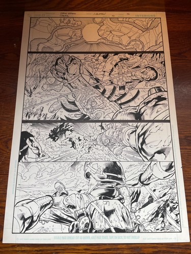 Cyborg original comic art - cyborg,