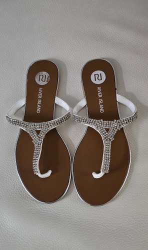 River island white diamante - island,