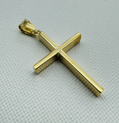 Solid 9ct yellow gold chunky - yellow,