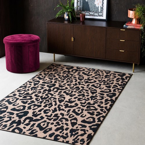 Ohs washable rug animal print - ohs,