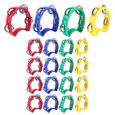 20Pcs Plastic Tambourine