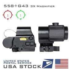 G43 3x Magnifier 558 Red Green