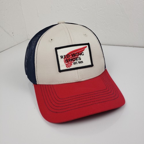 Red wing shoes trucker hat - red,