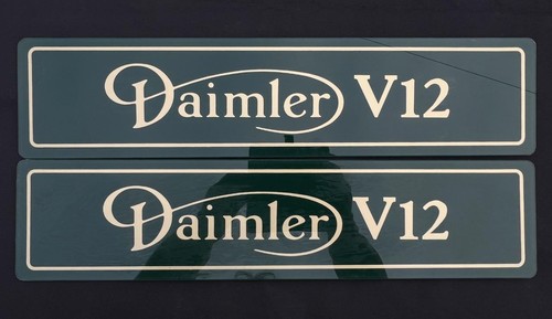 Daimler v12 vintage - vintage, perspex