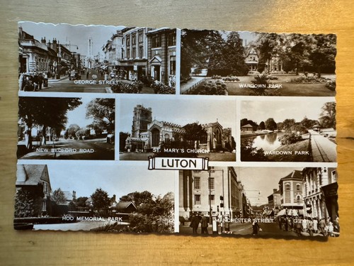 Postcard luton multiview - luton,